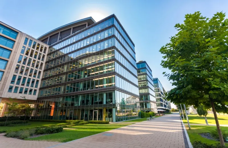 an office building